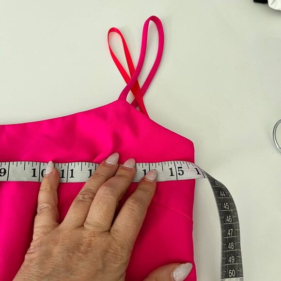 Milly Hot Pink Lucy Mini Dress Size 2 - Picture 8 of 9